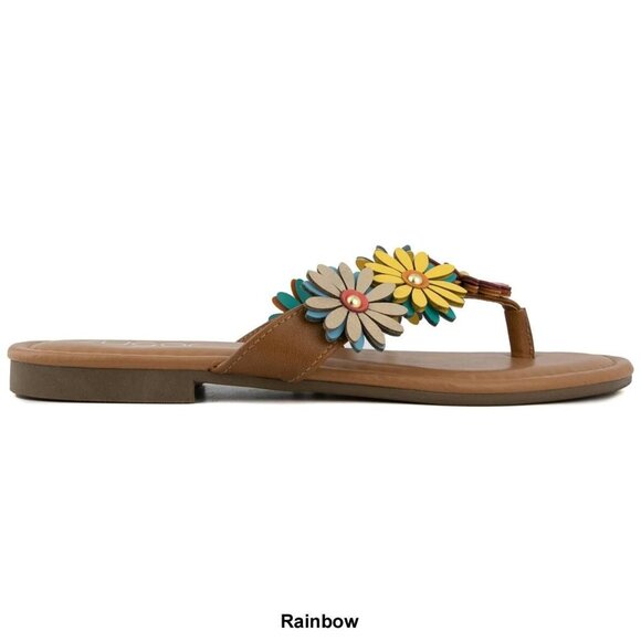 Sugar Women's Finnesse Flat Sandals - Rainbow - Picture 2 of 3